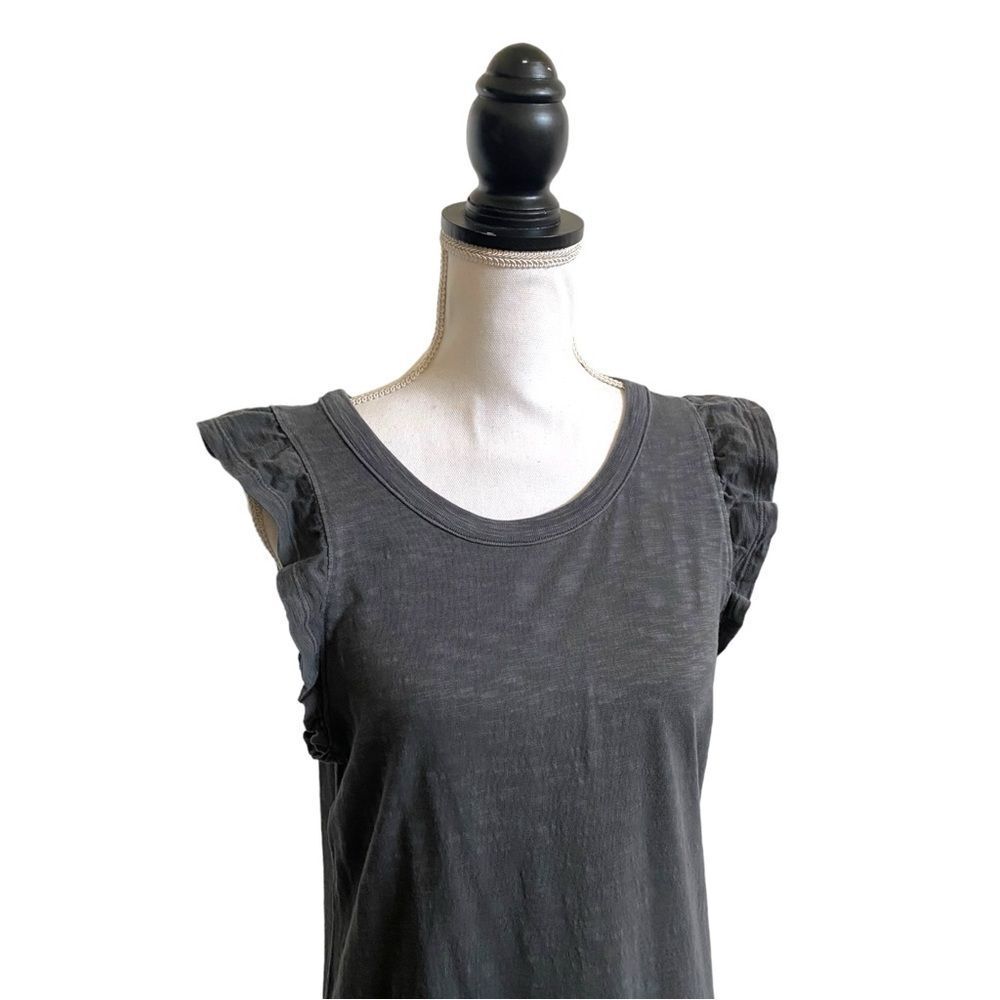 Universal Thread Ruffle Sleevless Midi Dress Burn… - image 3